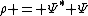 \rho = \Psi^{*} \Psi
