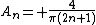 A_n= \frac{4}{\pi(2n+1)}
