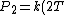 P_2=k(2T)^4=16kT^4