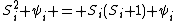 S_i^2 \psi_i = S_i(S_i+1) \psi_i