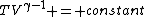 TV^{\gamma-1} = constant