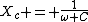 X_c = \frac{1}{\omega C}